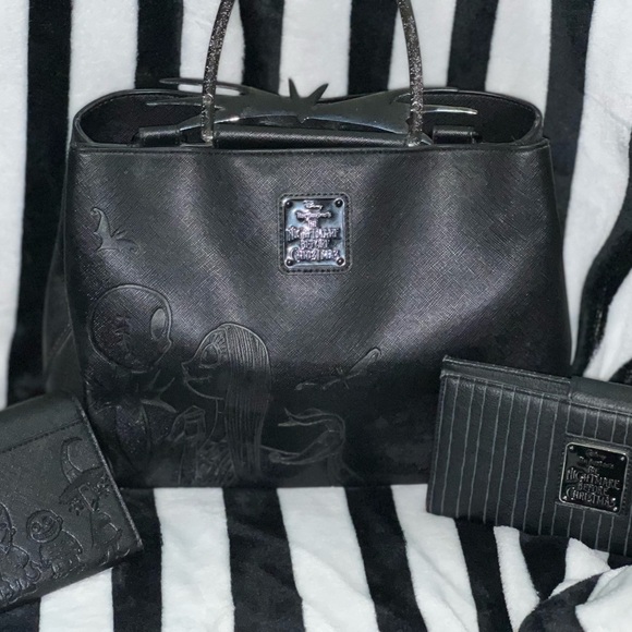 Nightmare Before Christmas purse w/ Jack Skellington & Oogie Boogie Boys - Picture 2 of 16